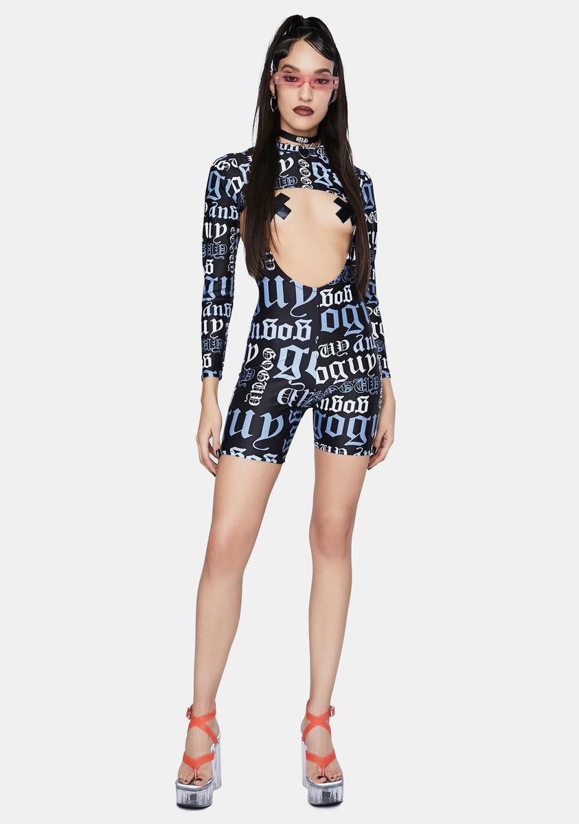 Logo Super Crop Top sold by Dolls Kill product image thumbnail 3