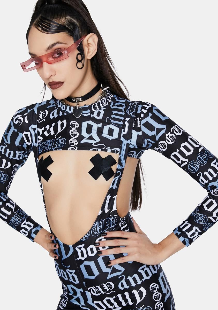 Logo Super Crop Top sold by Dolls Kill product image thumbnail 2