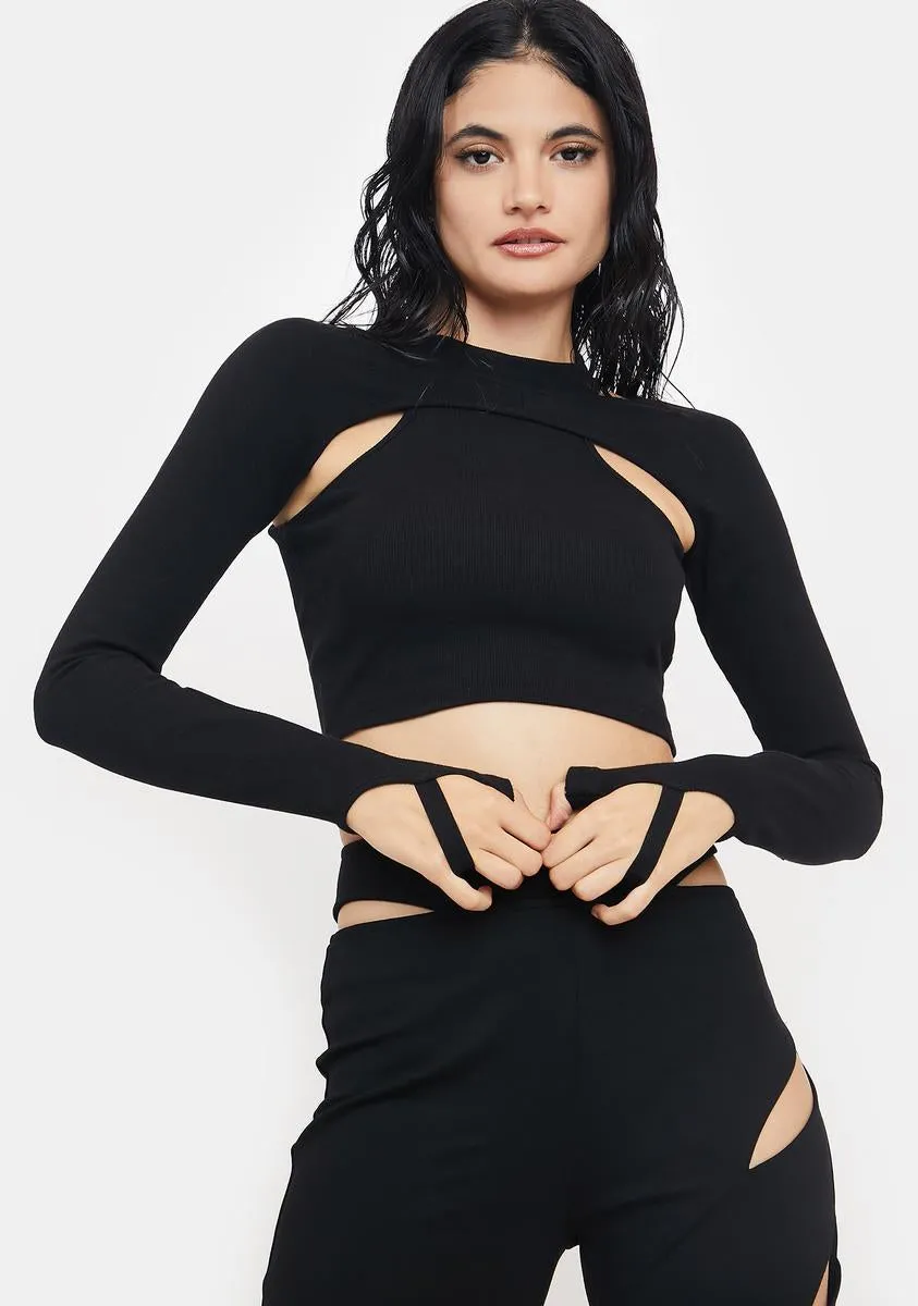 Censored Crop Top sold by Dolls Kill