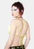 Shock Stay My Fantasy Satin Crop Top sold by Dolls Kill