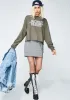 Strike Through Long Sleeve Tee sold by Dolls Kill