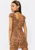 Tan Leopard Gala Dress sold by Dolls Kill