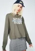 Strike Through Long Sleeve Tee sold by Dolls Kill