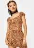 Tan Leopard Gala Dress sold by Dolls Kill