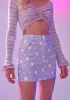 Dancing In Starlight Mini Skirt sold by Dolls Kill