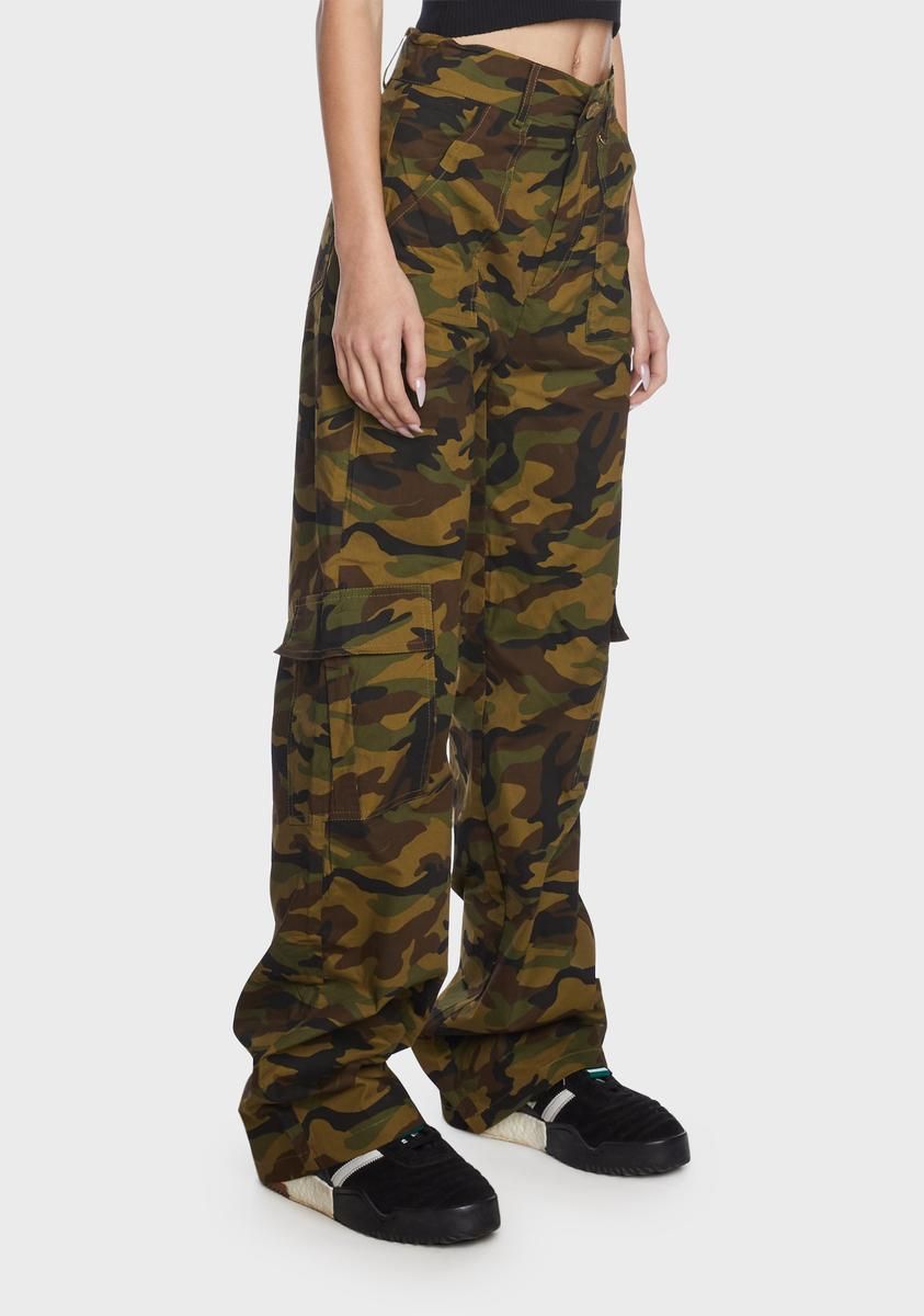 Baggy Camo Cargo Pants sold by Dolls Kill product image thumbnail 2