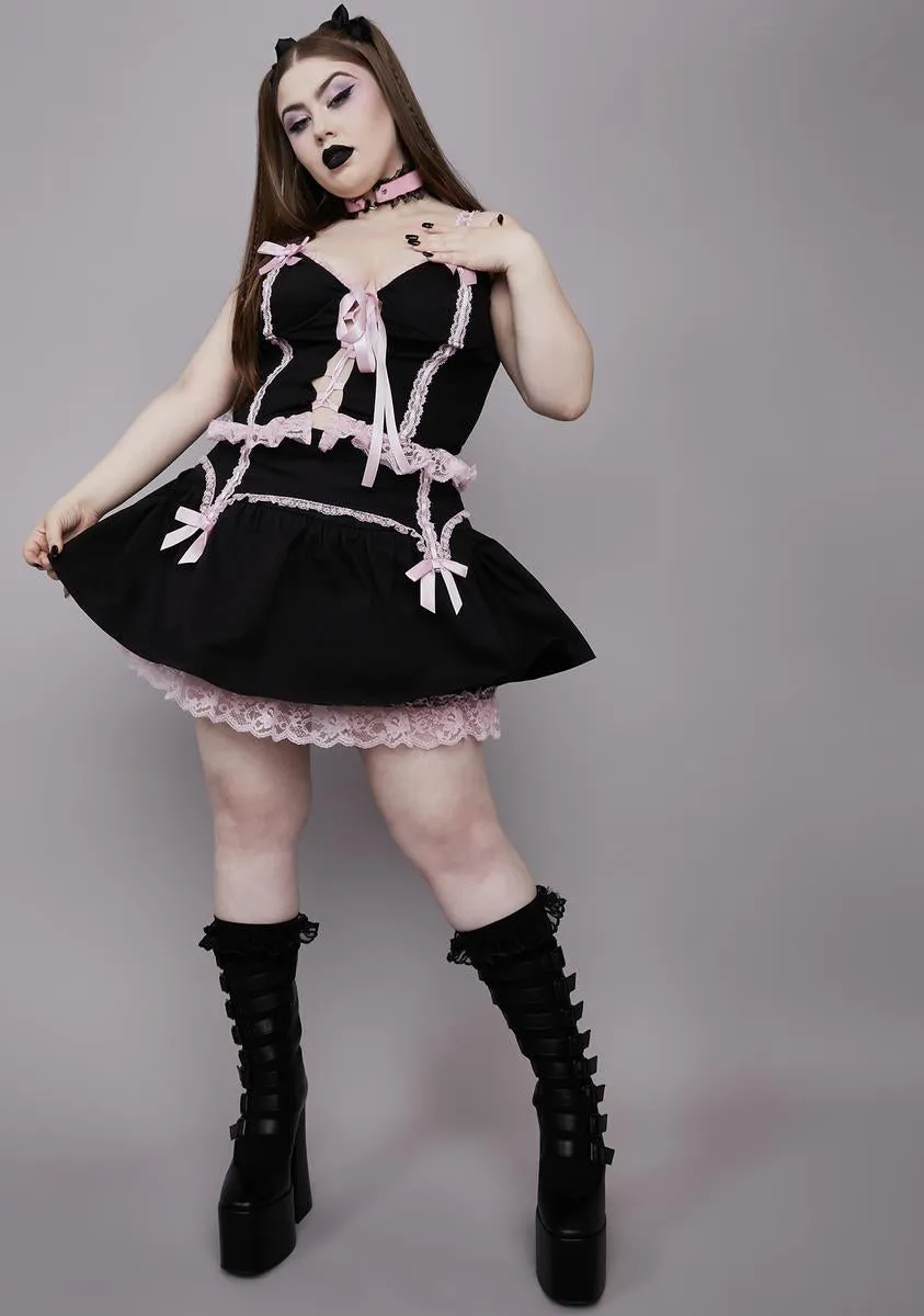 Plus Devious Doll Lace Bustier Top sold by Dolls Kill product image thumbnail 3