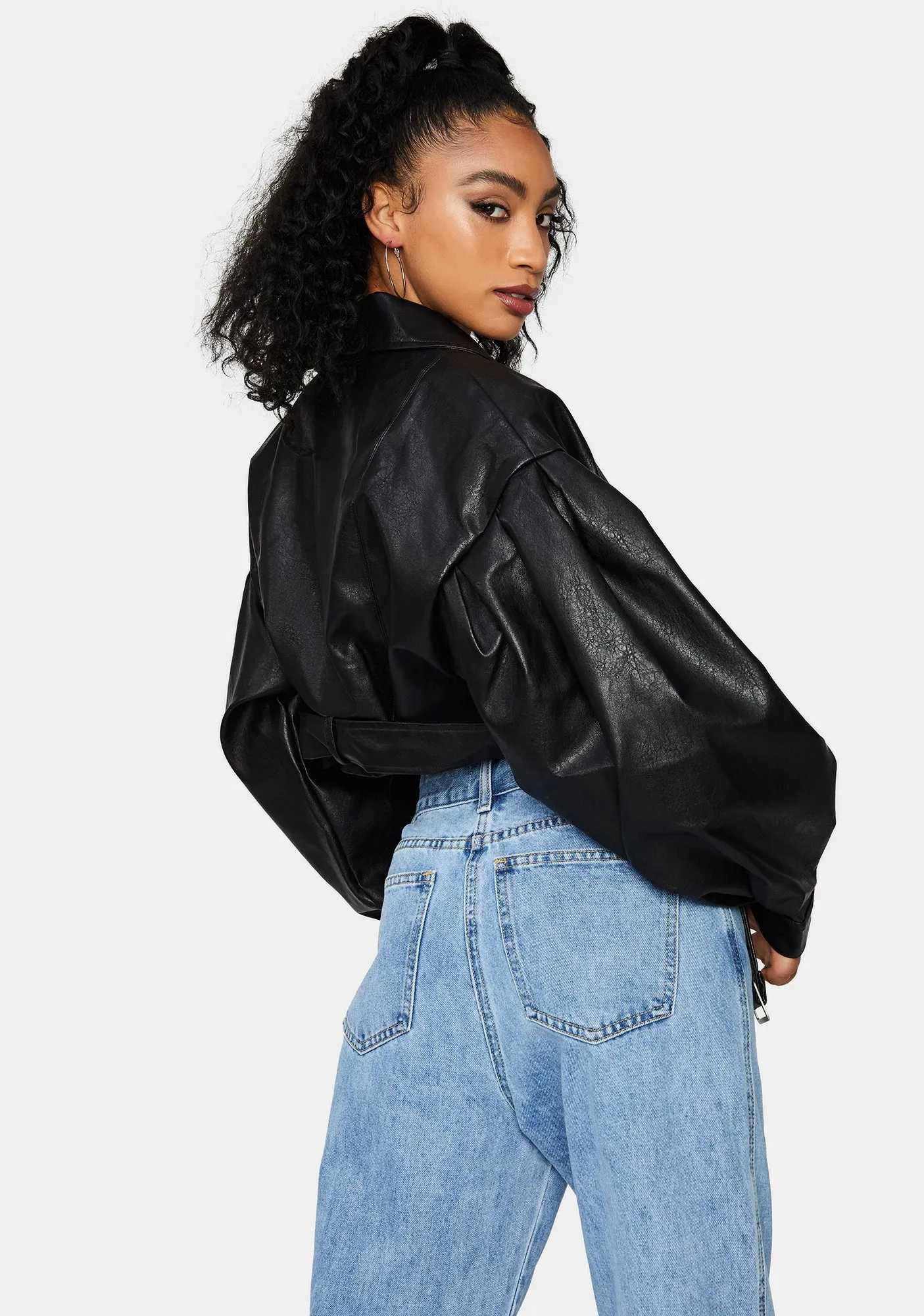 Got Bad Blood Crop Moto Jacket sold by Dolls Kill product image thumbnail 4
