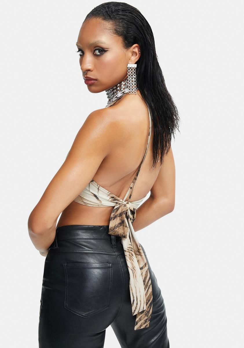 Tiger Katara Strappy Top sold by Dolls Kill product image thumbnail 4