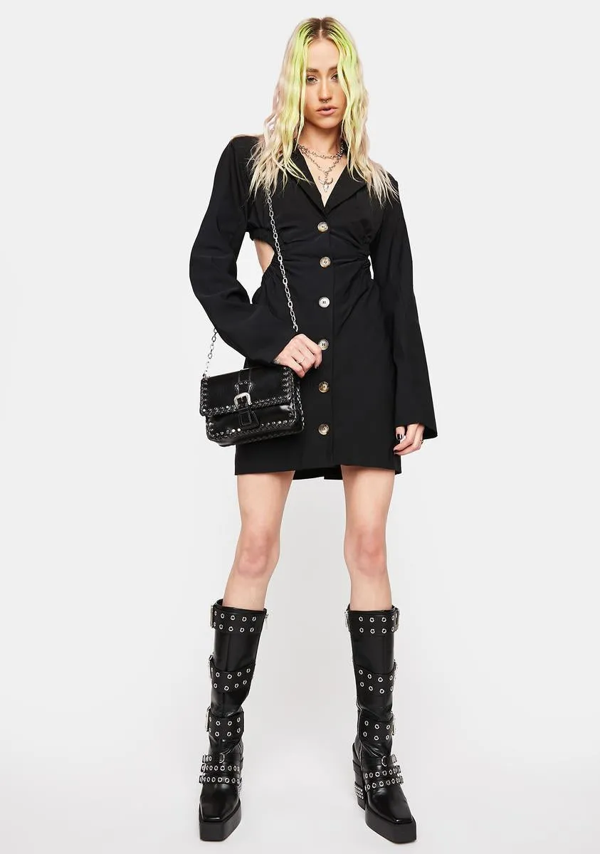 Boss Moments Cut-Out Blazer Dress sold by Dolls Kill product image thumbnail 3