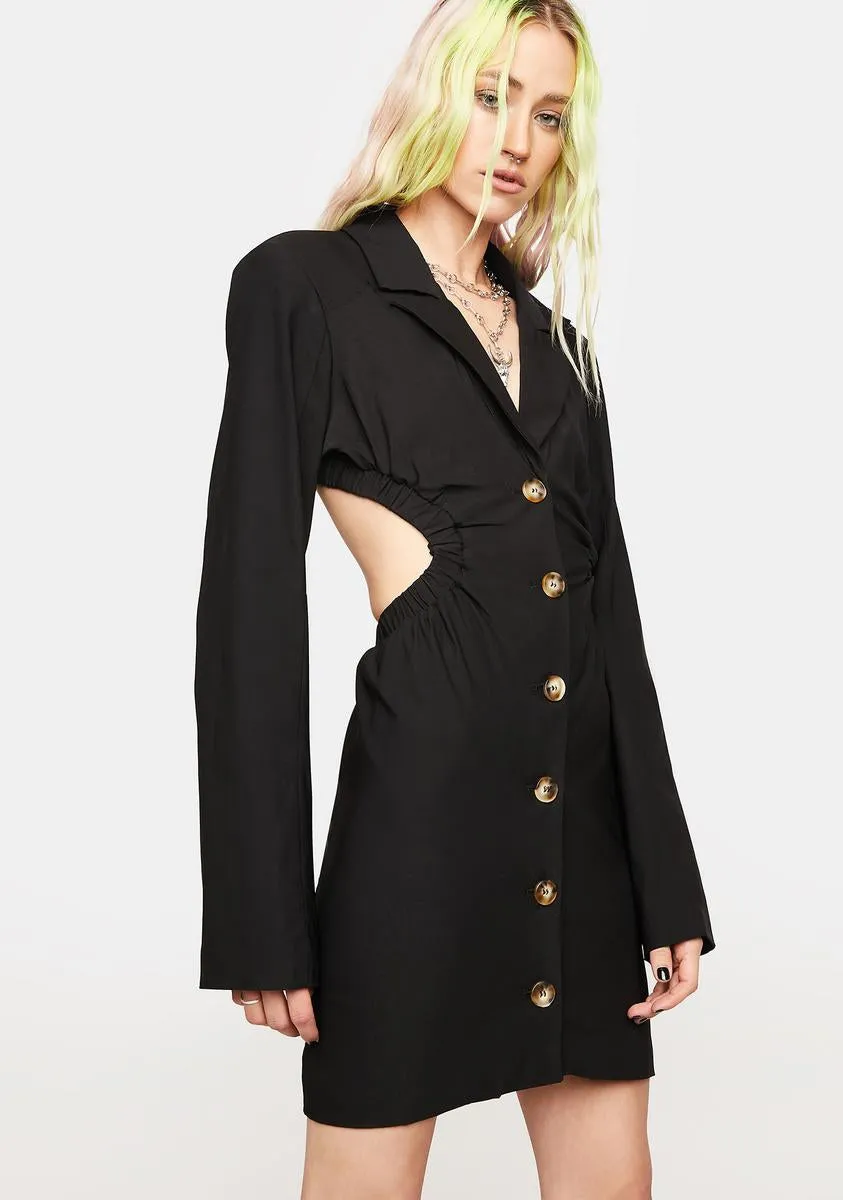 Boss Moments Cut-Out Blazer Dress sold by Dolls Kill product image thumbnail 4