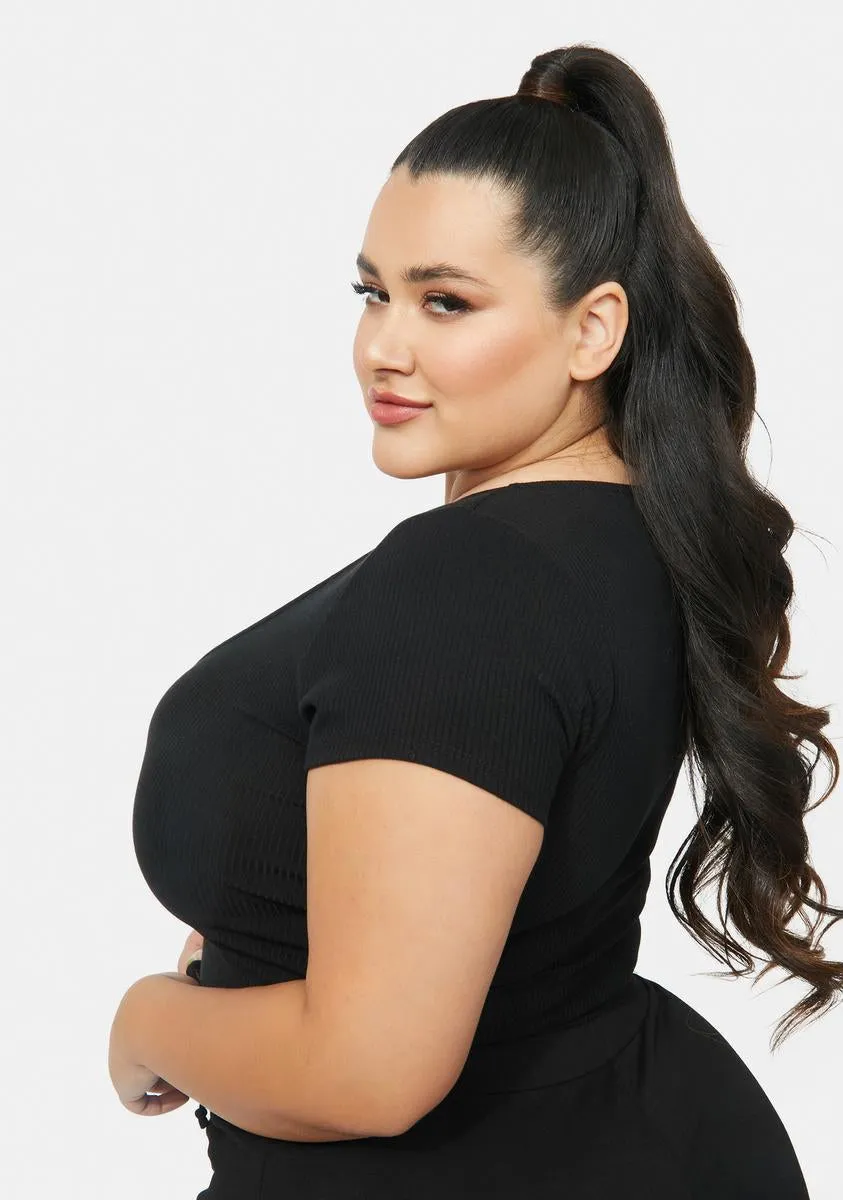 Plus Taken For A Ride Crop Top sold by Dolls Kill product image thumbnail 4