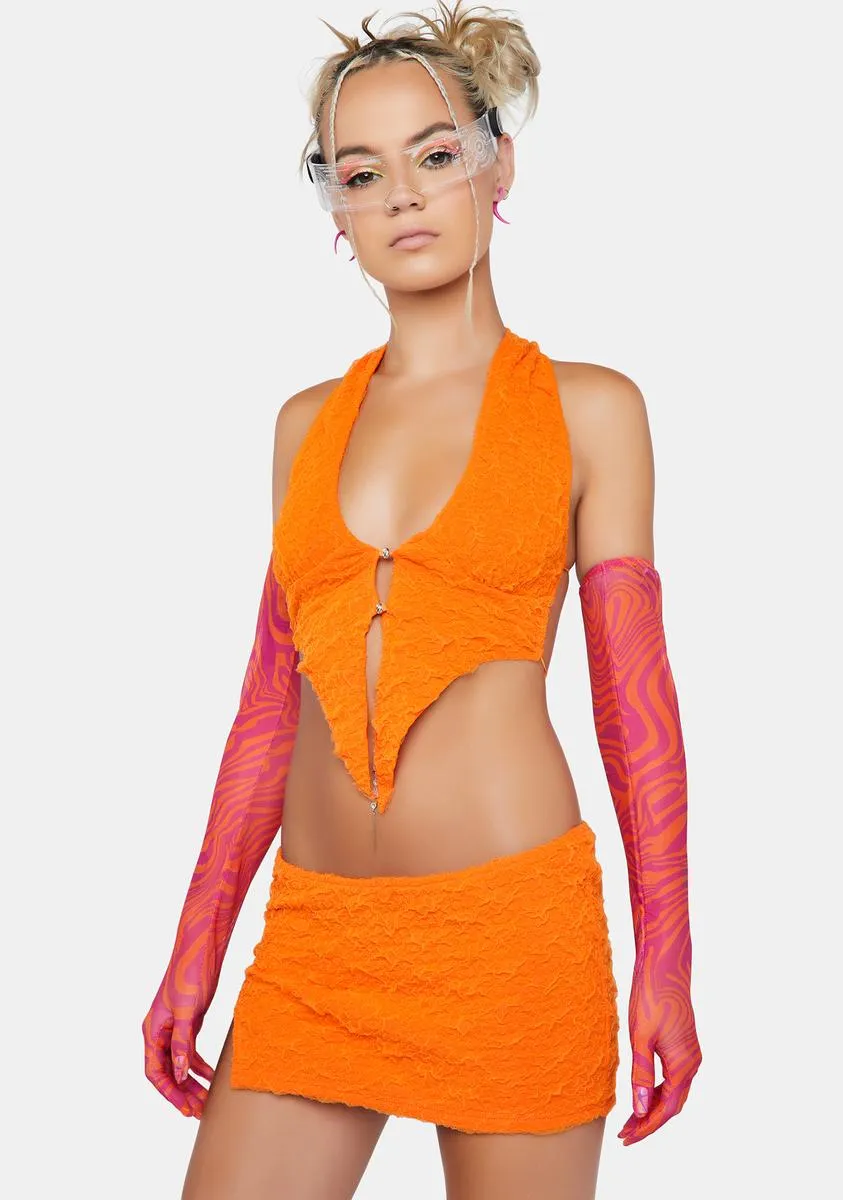 Citrus Know Your Worth Skirt Set sold by Dolls Kill product image thumbnail 2