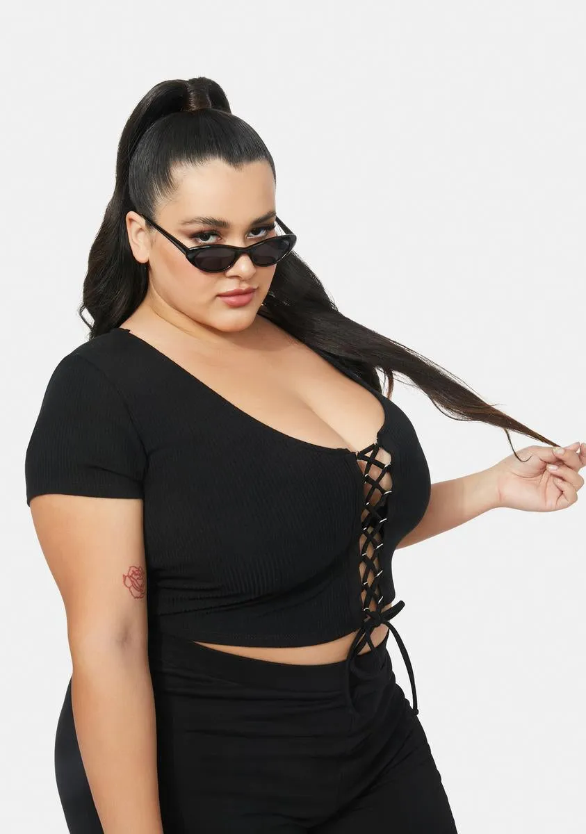 Plus Taken For A Ride Crop Top sold by Dolls Kill product image thumbnail 2