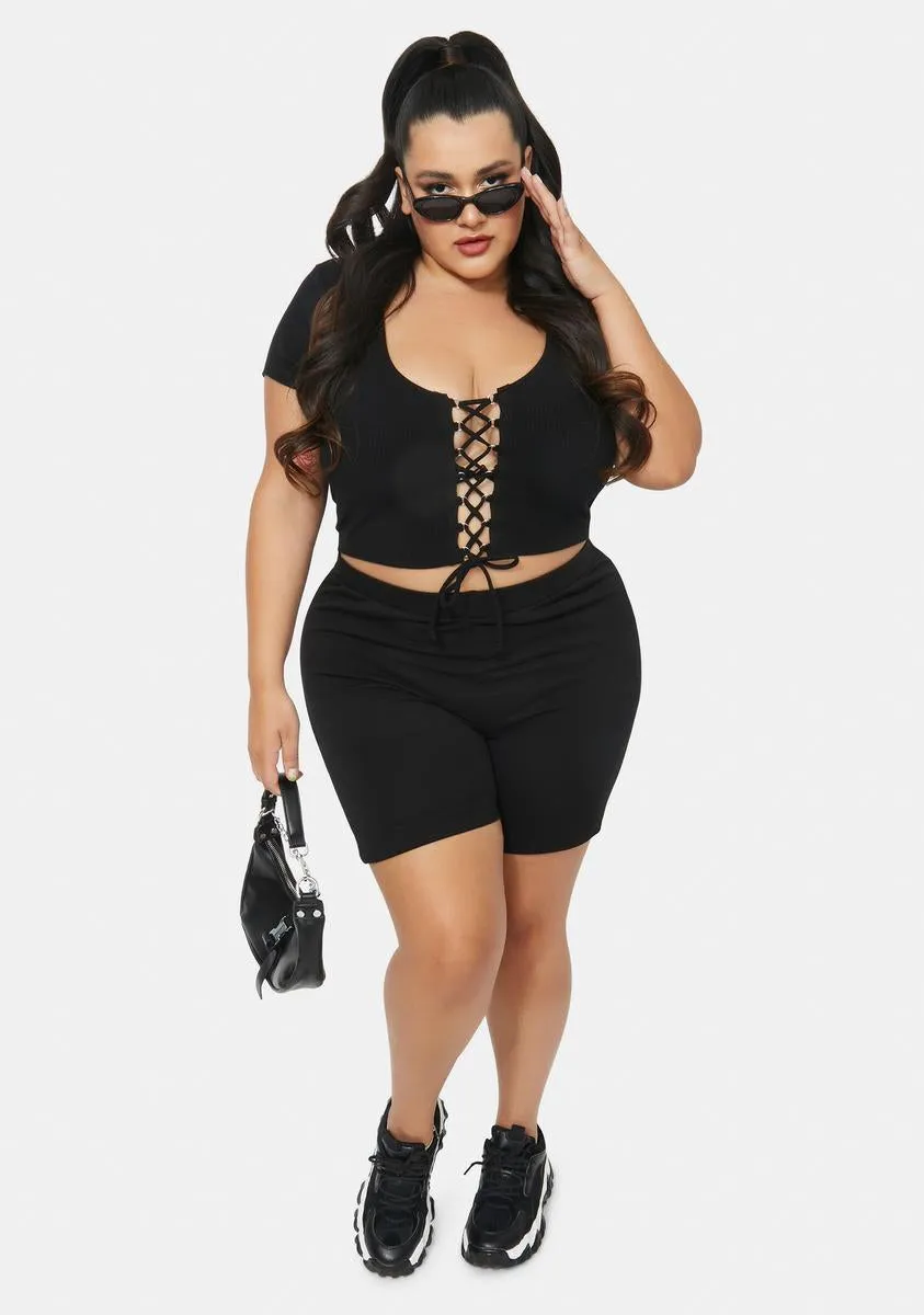 Plus Taken For A Ride Crop Top sold by Dolls Kill product image thumbnail 3