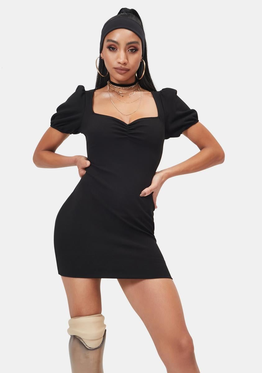 Into the Cosmos Short Sleeve Sweetheart Mini Dress sold by Dolls Kill