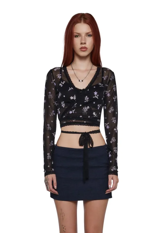 First Date Mesh Top sold by Dolls Kill