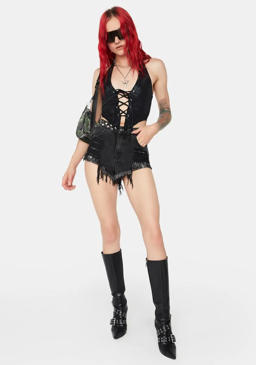 Slick In My Own League Corset Top sold by Dolls Kill product image thumbnail 3