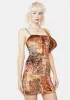 Better For It Patchwork Mini Dress sold by Dolls Kill