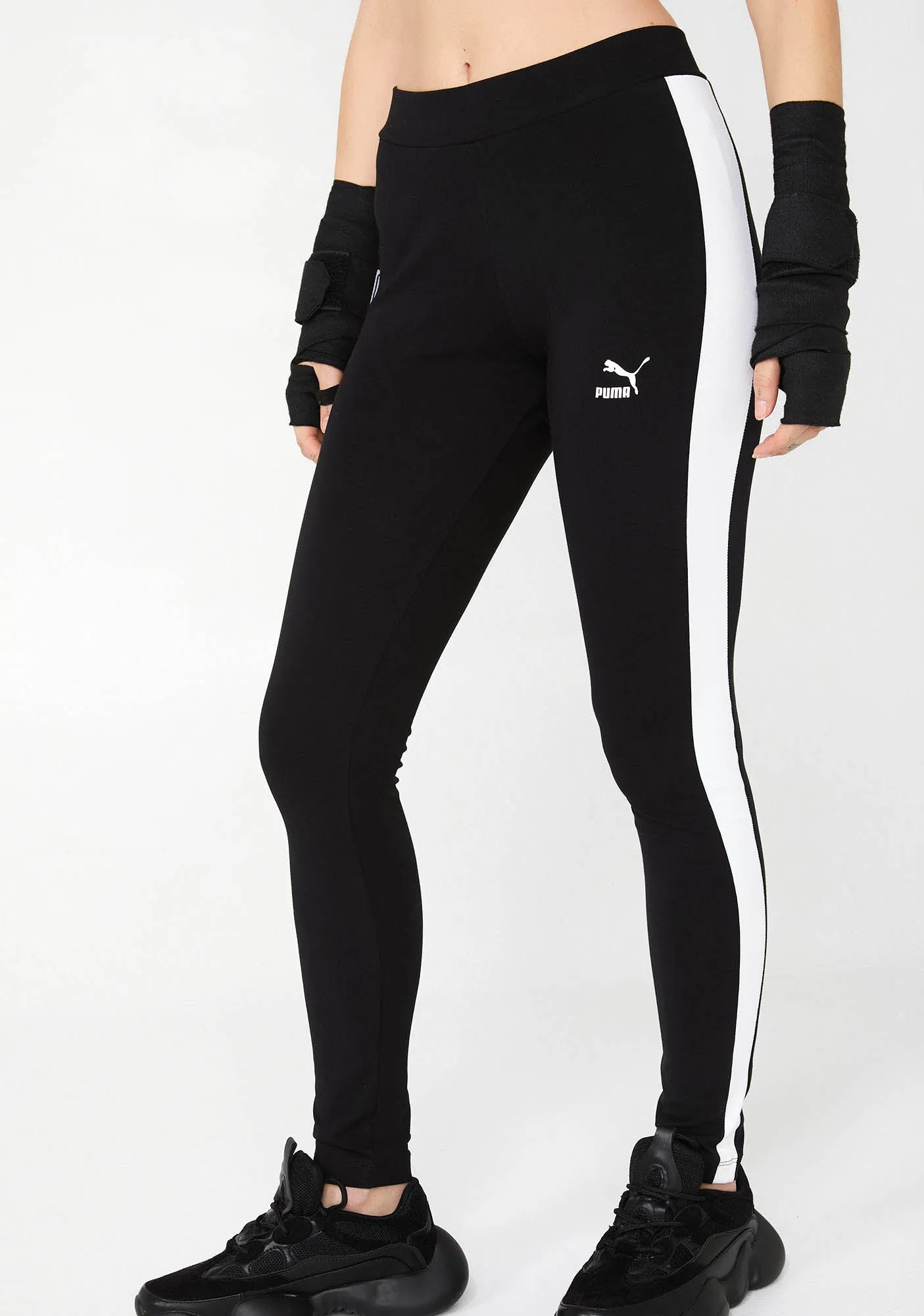 Classics Logo T7 Leggings sold by Dolls Kill