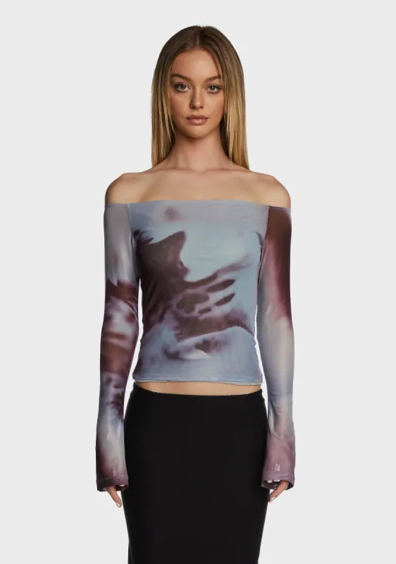 Neira Mesh Top sold by Dolls Kill