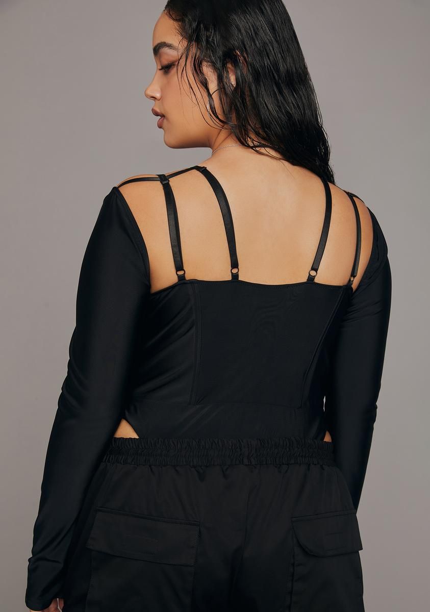 Plus Lick You Lots Strappy Bodysuit sold by Dolls Kill product image thumbnail 4