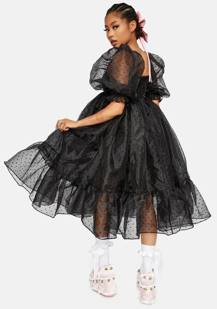 The Caviar French Puff Dress sold by Dolls Kill product image thumbnail 4