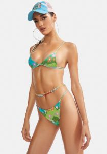 Daphne Abstract Bikini Bottoms sold by Dolls Kill