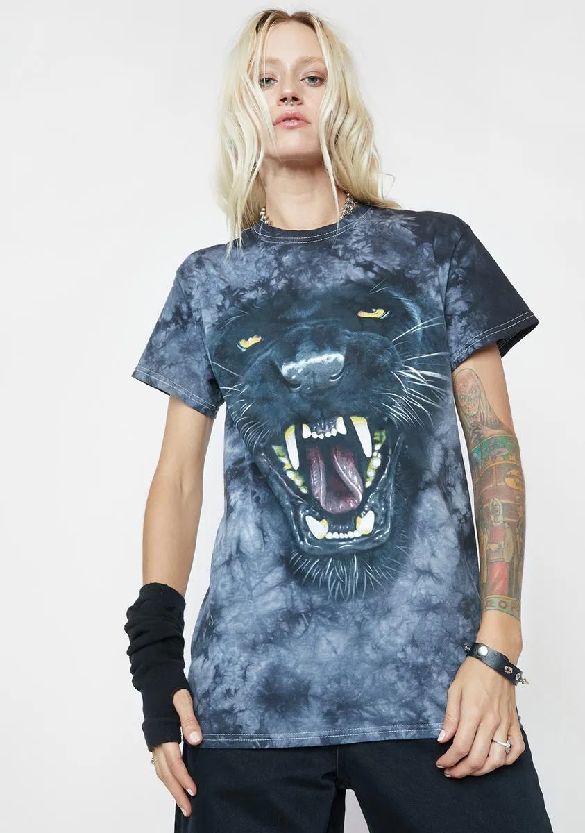 Night Moves Tie Dye Graphic Tee sold by Dolls Kill