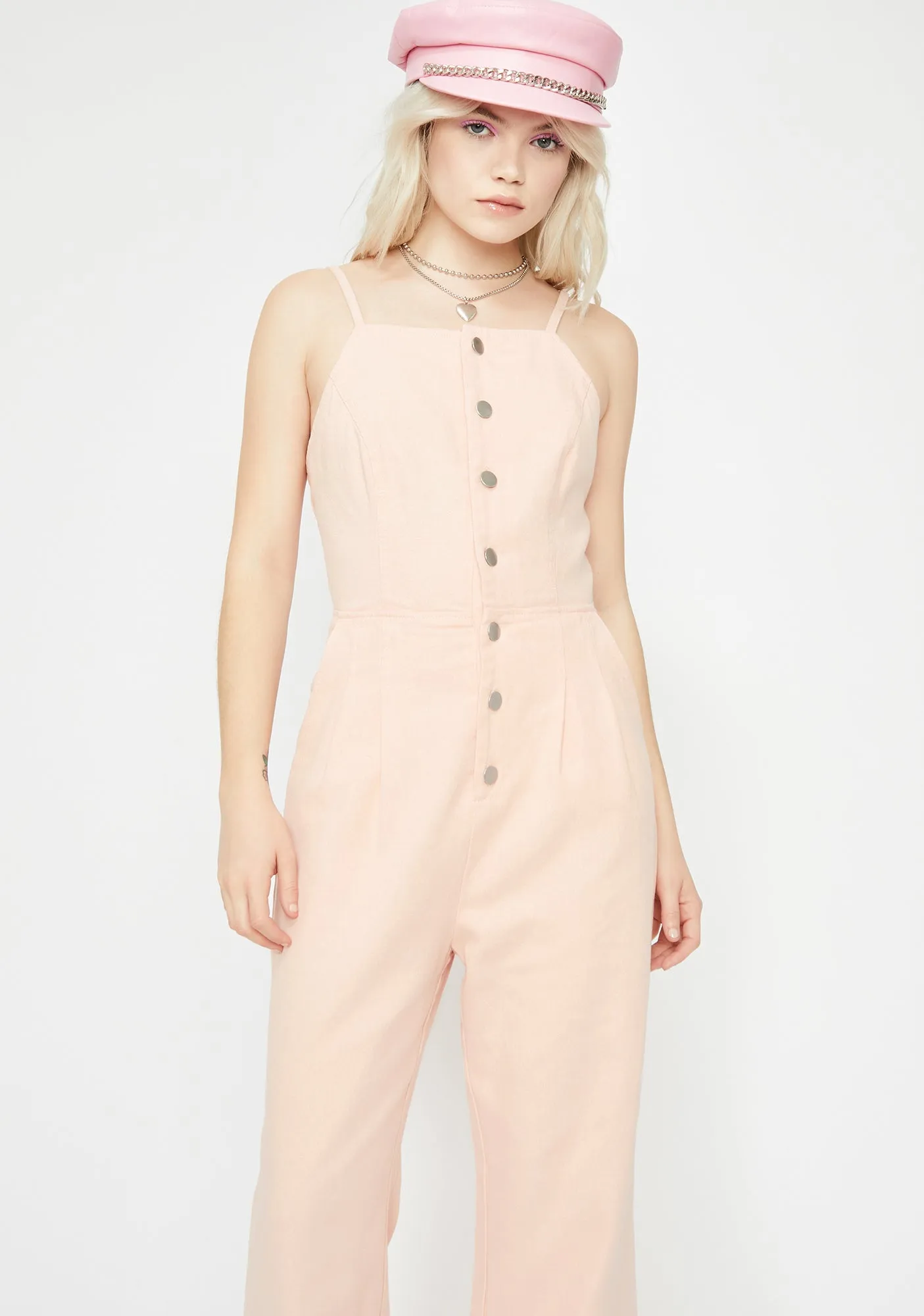 Dream Lova Denim Jumpsuit sold by Dolls Kill product image thumbnail 2