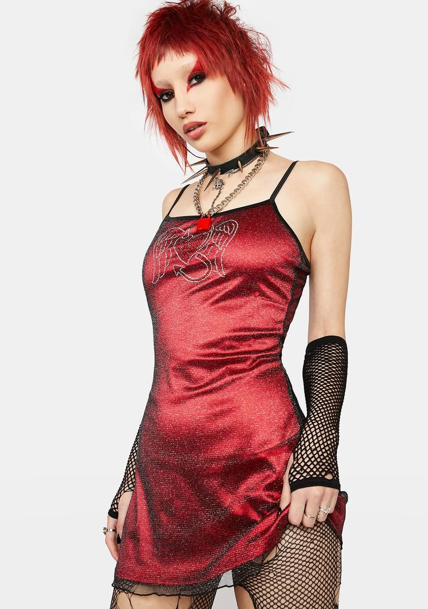 Vamp Angel Mesh Mini Dress sold by Dolls Kill product image thumbnail 2