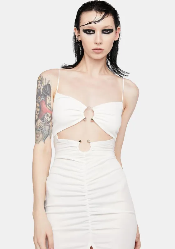 Chill Secret Chat Maxi Dress made by Dolls Kill