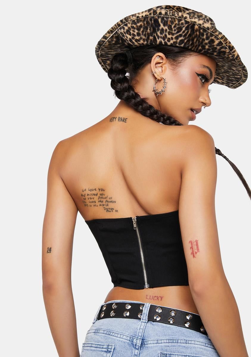 Deadly Desire Corset Top sold by Dolls Kill product image thumbnail 4