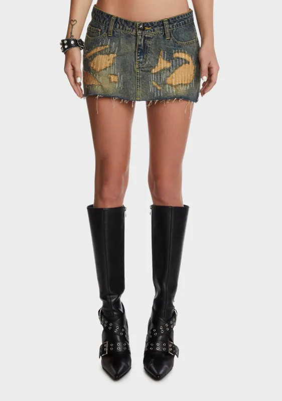 Colby Mini Skirt sold by Dolls Kill