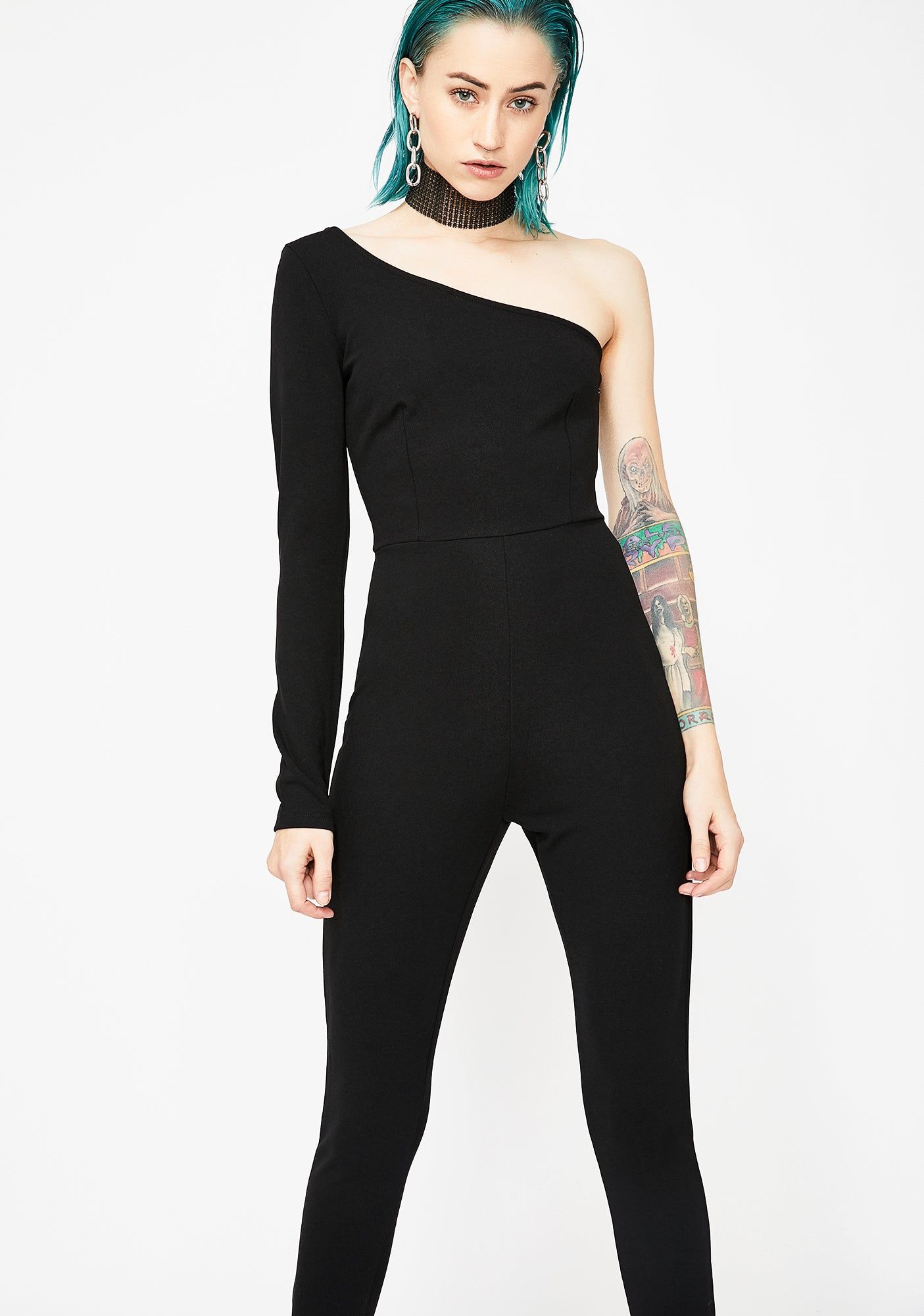 Flash Mob One-Sleeve Jumpsuit sold by Dolls Kill product image thumbnail 2