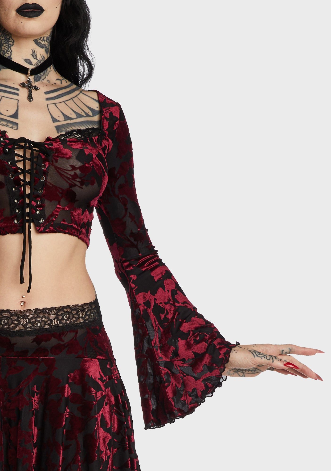 Mystic Misfit Crop Top sold by Dolls Kill product image thumbnail 2