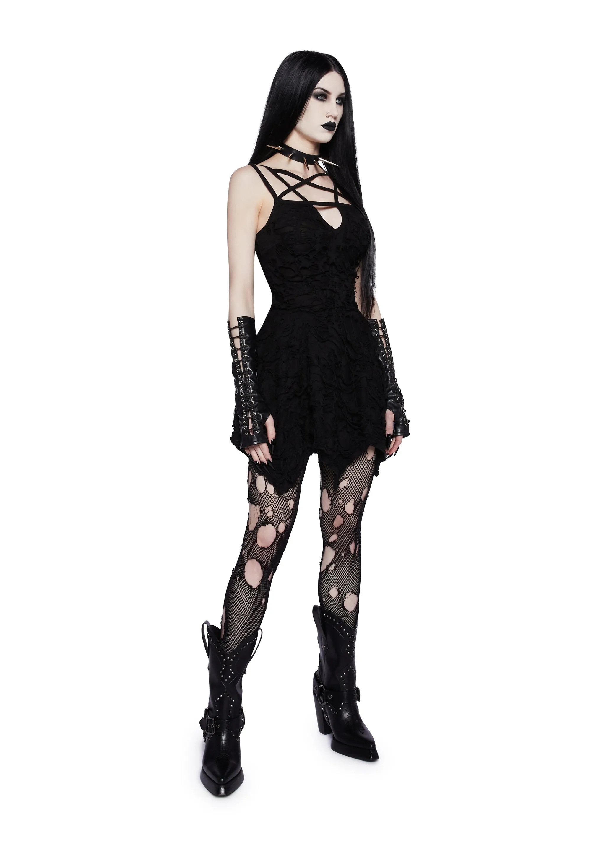 Hex Vex Mini Dress sold by Dolls Kill product image thumbnail 2