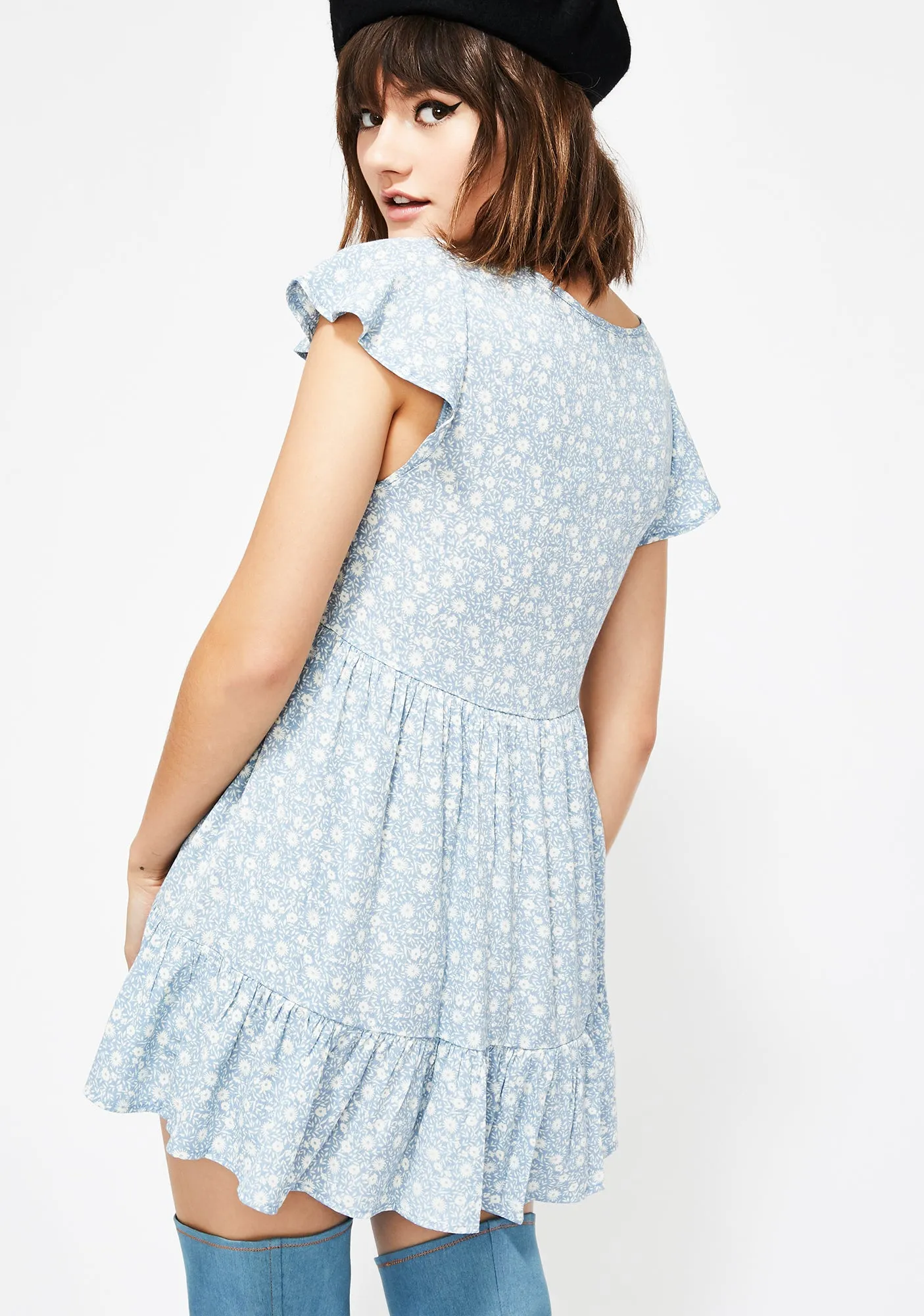 Lucid Dreaming Floral Dress sold by Dolls Kill product image thumbnail 4