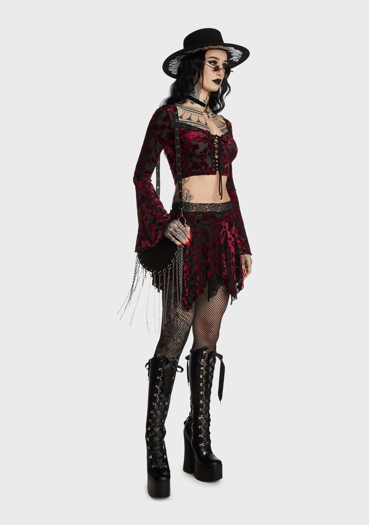 Mystic Misfit Crop Top sold by Dolls Kill product image thumbnail 3