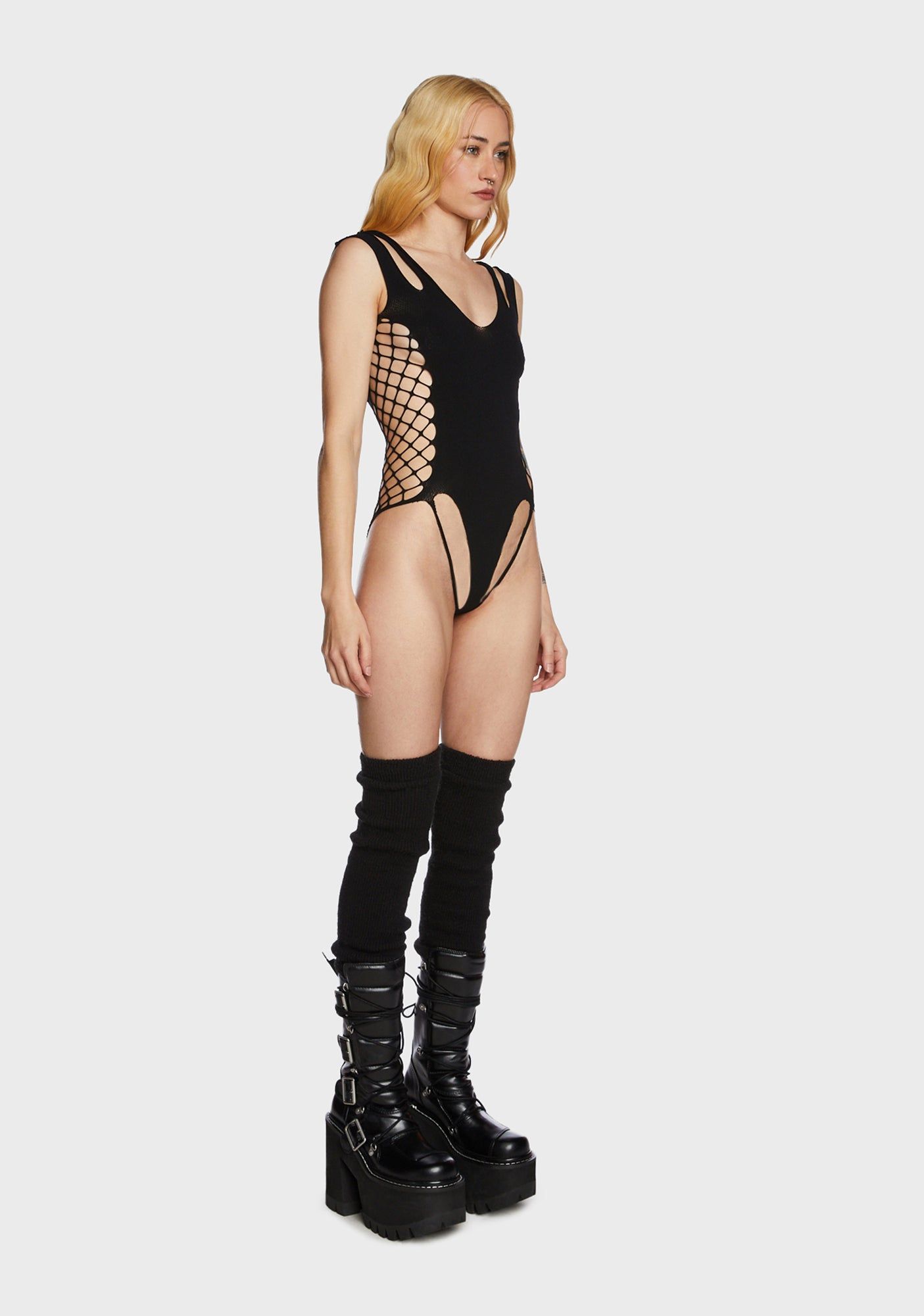 Never Cross Me Bodysuit sold by Dolls Kill product image thumbnail 3