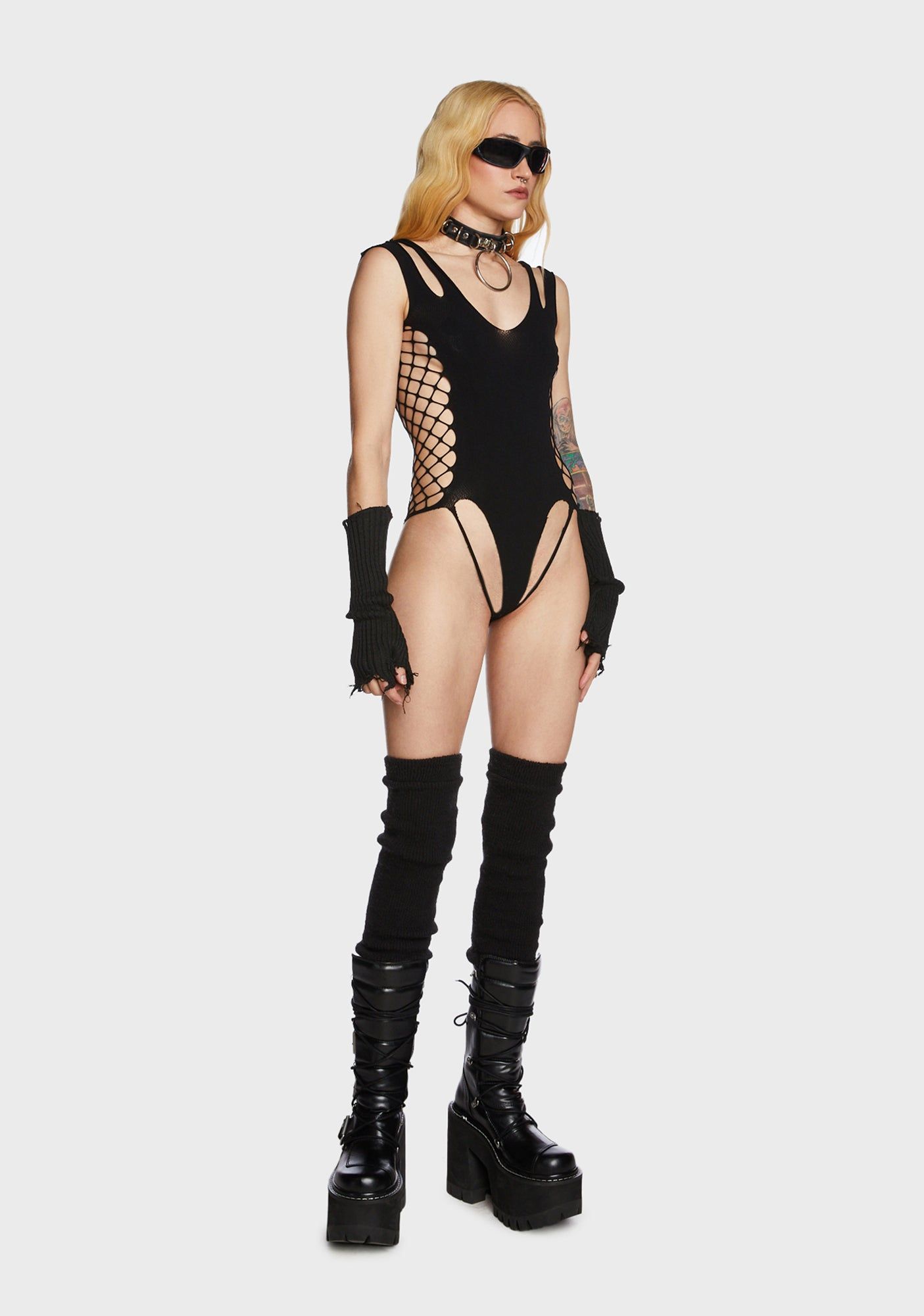 Never Cross Me Bodysuit sold by Dolls Kill product image thumbnail 5