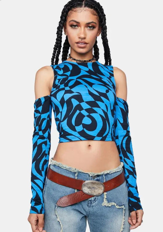 Denver Crop Top sold by Dolls Kill