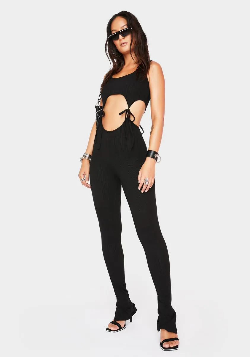 You Always Matter Cut Out Catsuit sold by Dolls Kill