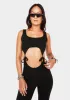 You Always Matter Cut Out Catsuit sold by Dolls Kill