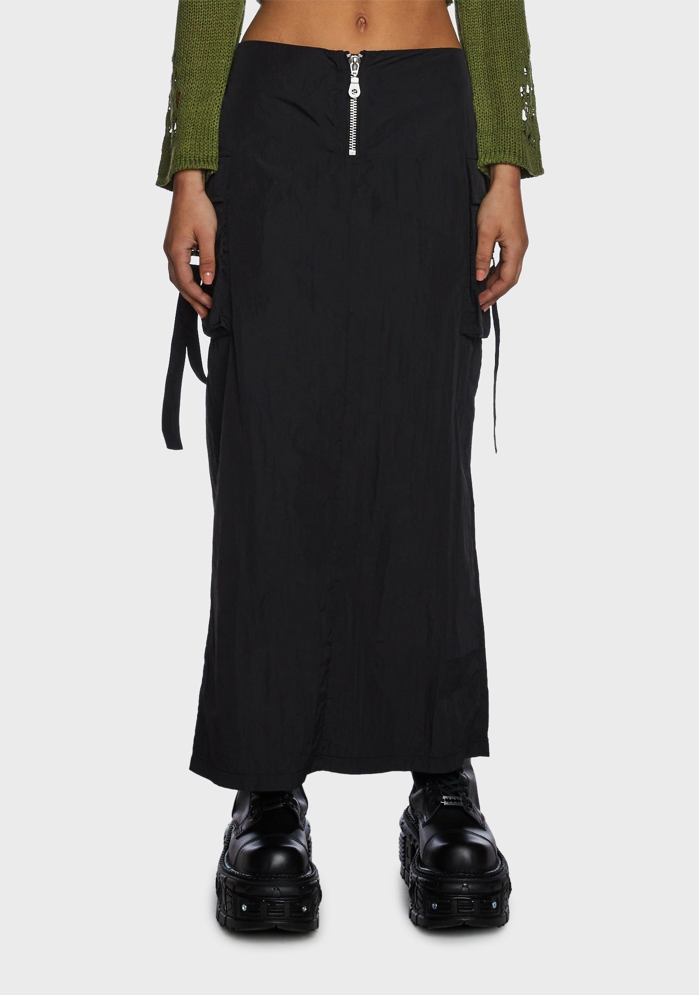 Aura Parachute Skirt sold by Dolls Kill