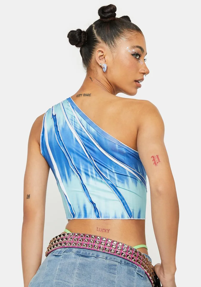 Stage Dive One Shoulder Top sold by Dolls Kill product image thumbnail 4