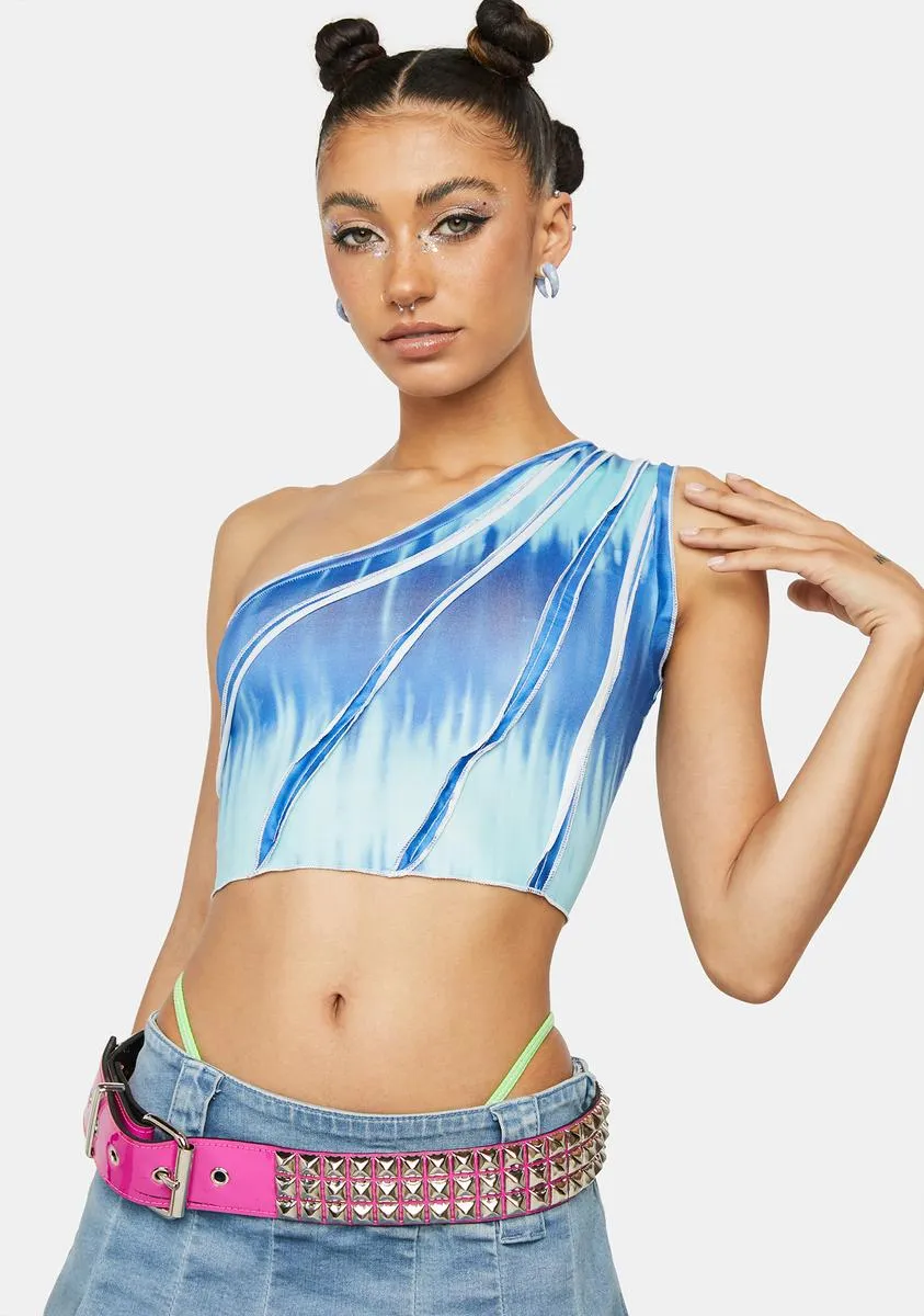 Stage Dive One Shoulder Top sold by Dolls Kill