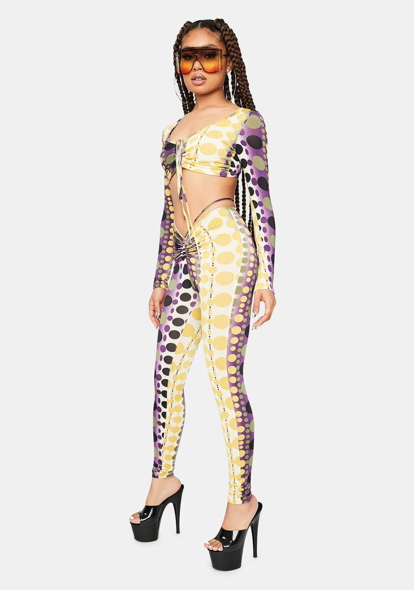 Jam Baddies Allowed Mesh Tie Dye Pant Set sold by Dolls Kill product image thumbnail 3