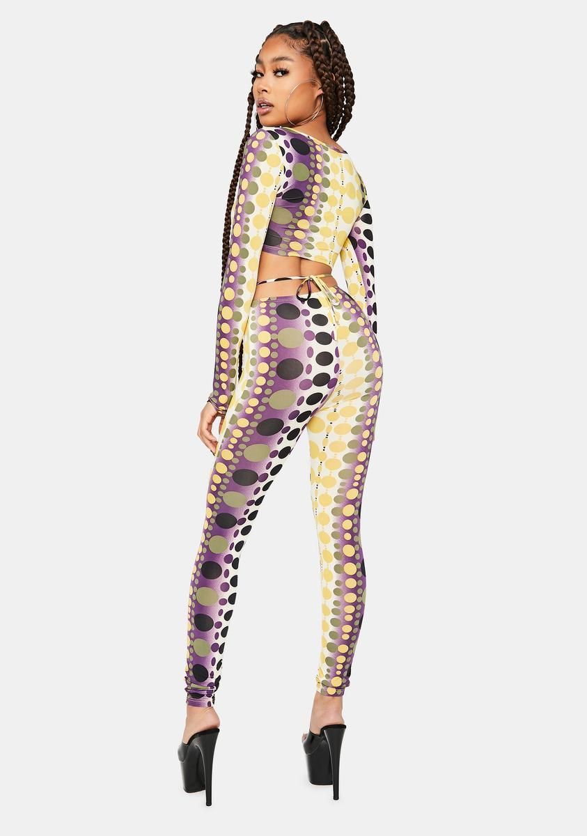 Jam Baddies Allowed Mesh Tie Dye Pant Set sold by Dolls Kill product image thumbnail 4