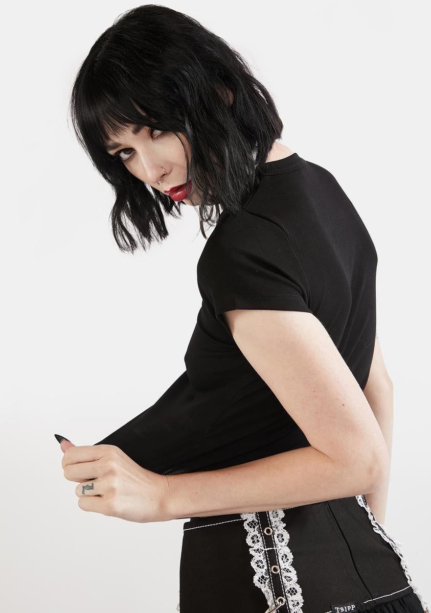 Batted Up Baby Tee sold by Dolls Kill product image thumbnail 4